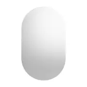 Oikiture 84x50cm Oval Wall Mirror Frameless
