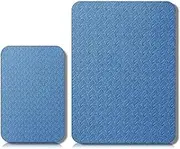 domoi 2Pcs Sewing Machine Muffling Mat Pedal Mat Sewing Machine Mat Reduce Vibrations Noise No Slip Blue