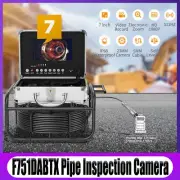30M Waterproof Drain Pipe Sewer Inspection Camera System With 7"LCD IPS Screen