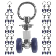 20pcs Curtain Track Glider Ceiling Sliding Curtain Track Hooks Drapery Curtain