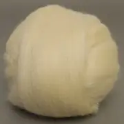 Eider Top (Natural White) 100g Wool Roving Spinning Fibre Top for Needle Felting
