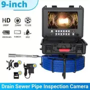 Sewer Camera HD Drain Sewer Snake Pipe Inspection Camera with DVR Meter Counter