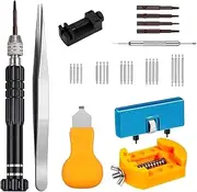 [HSHS HOME] Watch Battery Replacement Kit, Watch Repair Screwdriver, Watch Band Replacement tool, Watch Wrench Back Remover, Watch Case Opener