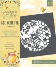 New Crafter's Companion Metal Die - Bee-Youtiful - Bumbling In The Flowers