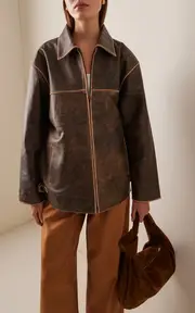 [Worn Vintage] Exclusive Faded Leather Jacket