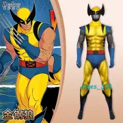 Wolverine Jumpsuit James Howlett Logan X-men Halloween Cosplay Costume Mask Claw