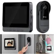 2.4G Wifi HD Doorbell Camera 4.3 Inch IPS Screen Smart Door Bell Waterproof Vide