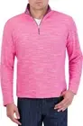Robert Graham Ledson Men's Magenta Classic Fit Quarter Zip Sweatshirt Size Large