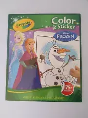 Crayola Disney Frozen Color and 75+ Sticker Book NEW Sealed