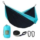Camping Hammock,Camping Essentials,Lightweight Medium Blue & Light Black