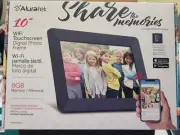 Aluratek 10” Inch Touchscreen Digital Photo Frame With Onn 32G Memory Card