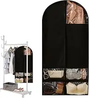 [Generic] Dangling Coat Covers | Dustproof Garment Cover with Clear Window - Reusable Household Organizing Supplies, Coat Protector for Home, Studio