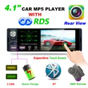4.1'' 1DIN Car Radio Stereo MP5 Player Bluetooth FM USB SD AUX W/ 8LED Camera (for: MG)
