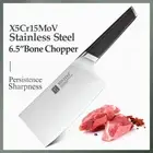 Cleaver Knife Stainless Steel Wood Handle Bone Chopper Chef Butcher Slicing Beef