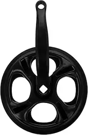 INOOMP Bike Crankset Single Chainring Speed Round Bike Crank Arm Replacement Protection Chain Wheel Cover for Bike