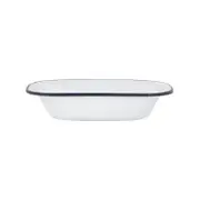 Argon Tableware White Enamel Pie Dish - 25.5cm