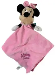 Disney Baby Minnie Mouse Blanky Doudou for Baby Pink 0+ New With Tags