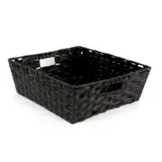 Kaia Storage Basket Black
