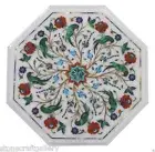 12" Marble Side End Table Top Inlay Art For Home Decor And Garden