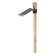 Single Head Garden Hoe Rake 16" Hoe Garden Tool with Wooden Handle