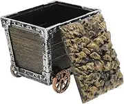 HEALSOPTHY Miniature Treasure Chest Jewelry Treasure Toy Organizer Storage Box for Boys and Girls Car Storage Case Toy Container