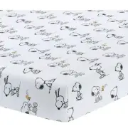 New Lambs & Ivy SNOOPY Crib SHEET WOODSTOCK Classic Peanuts Fitted 890006B