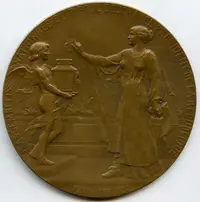 在飛比找Yahoo!奇摩拍賣優惠-蒂克錢幣-法國1920年瑪麗安·安吉爾·丹斯切爾選舉大銅章