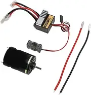 RC Electric Motor, High Torsional Stability Performance 540 Brushed Motor Waterproof Fast Heat Dissipation Multi- with 320A ESC (45T)