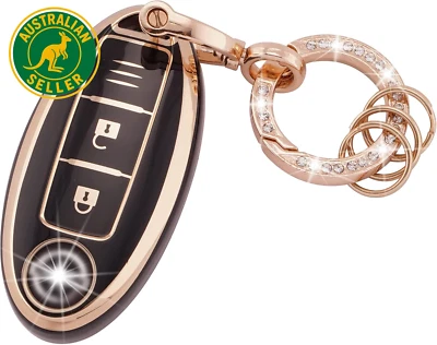Car Key Case Cover Fits Nissan 350Z, Qashqai, Murano, X-Trail, Kicks, Tiida, Mic