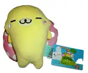 NEW San-X Mamegoma In Paradise Sakura-Goma Seal In Pink Ring 6" Plush