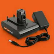Powerful Battery + Rapid Charger Compatible with Dyson DC30/DC31 (Type A), DC34, DC35, DC44 Animal Vacuum Cleaners