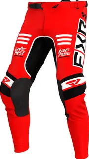FXR Podium Gladiator 2024 Motocross Pants, black-red, Size 38 for Men Black Red