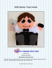 Barber Treat Holder- Plastic Canvas Pattern or Kit