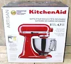 KitchenAid Series 5 Artisan 5qt Empire Red Tilt Head Mixer KSM150PSHER SEALED!