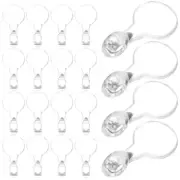 400 Pcs Jewelry Making Supplies Charm Necklace Kit Pinch Bail for