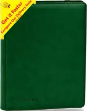 ULTRA PRO GREEN PREMIUM BINDER ALBUM 9 POCKET 360 CARDS Yugioh MTG Pokemon