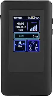 5G Mobile Hotspot, 5G Router with Nano Sim Card Slot, 5G Modem, Supports 16 Connected Devices Dual Band 2.4G/5G 4400mAh Battery MTK MT6833 Chip, for Travel