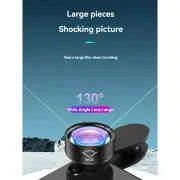 HD 3-in-1 Cell Phone Lens Wide Angle Macro Cell Phone Effects Lens for Phones