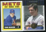 Tom Seaver Lot of 2 2006 Topps Rookie of the Week/ UD Cooperstown Collection