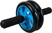 Kisangel Home Abdominal Exercise Wheel Silent Dual Wheel Roller for Core Strength Training Fitness Equipment for Men and Women Abdomen Workout Tool for