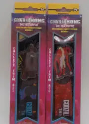 GODZILLA x KONG The New Empire Keychain & Wrist Strap Bundle- Kong and Skar NIP