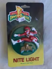 Mighty Morphin Power Rangers Red Ranger Night Light 1994 Vintage NOS
