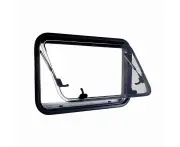 Rv Caravan 450 1100mm Push Out Window Locking Handle With Strut Attachment