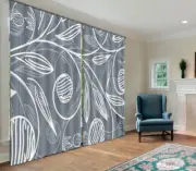 Soft Pennlawn 3D Curtains Blockout Photo Printing Curtains Drape Fabric