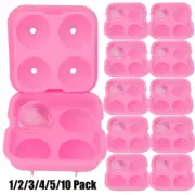 Ice Ball Maker Mold Large Round Ice Cube Tray Reusable with Lid for Freezer LOT