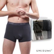 UNISUMI 機能彈力平口褲盒裝2入組｜英國專利異味消除技術