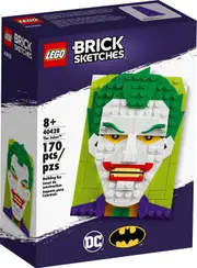 LEGO 40428 The Joker Brick Sketches Portrait