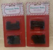2 Packages Regent Products Green Metal Ornament Hooks (300 Pc) - NEW