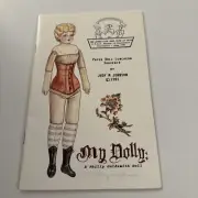 Vintage Judy Johnson My Dolly Paper Doll Signed Autographed Book Uncut PD1