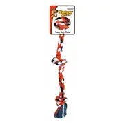 Flossy Chews Three Knot Tug Dog Chew Toy - 5 Sizes